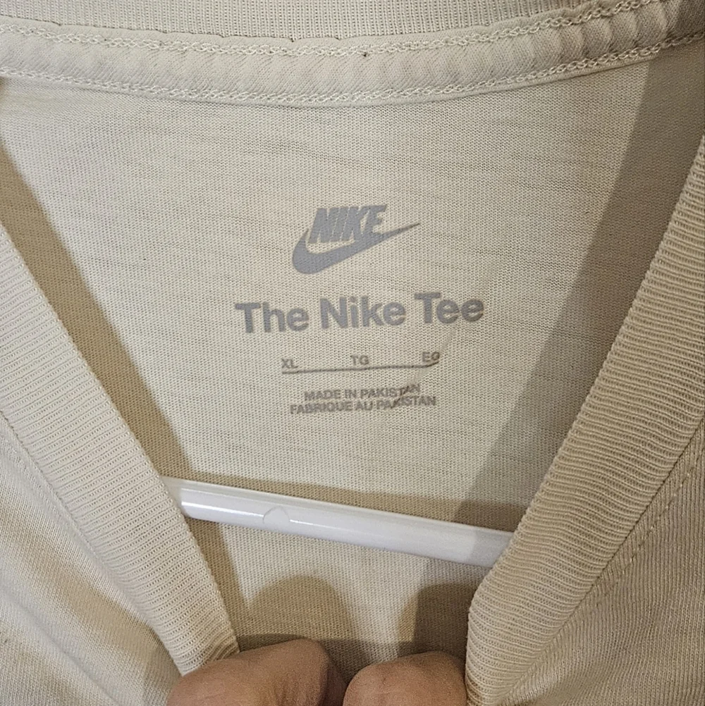 Nike Orange and White Short Sleeve Tee